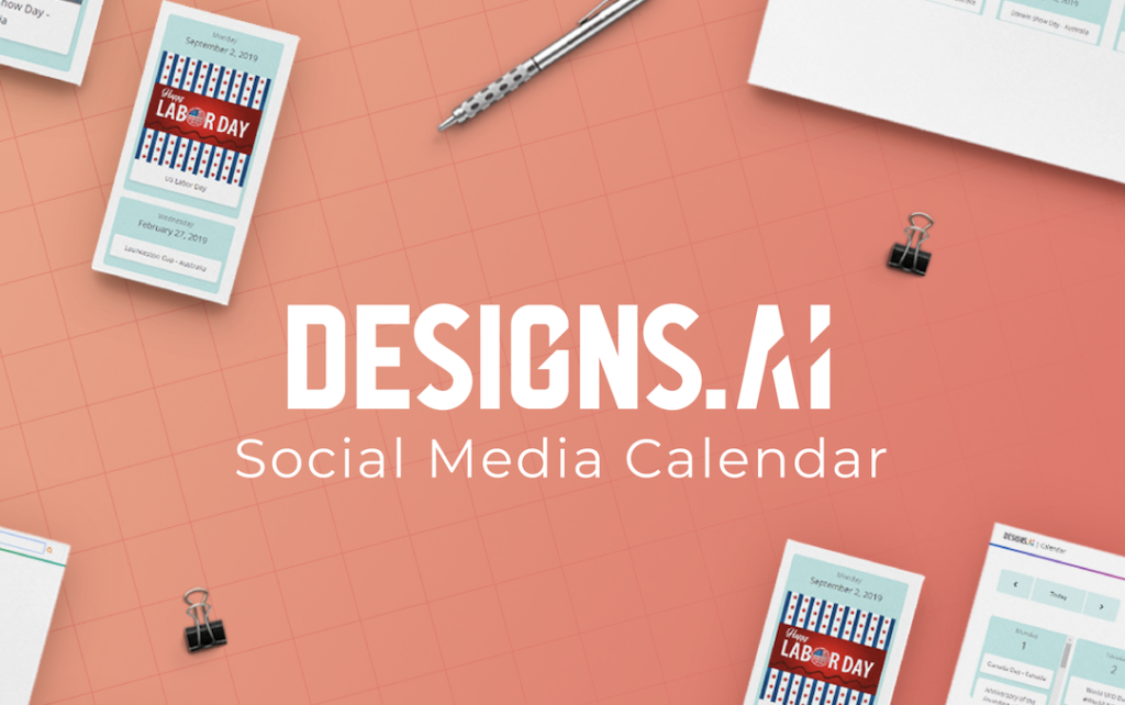 Designs.ai Social Media Calendar