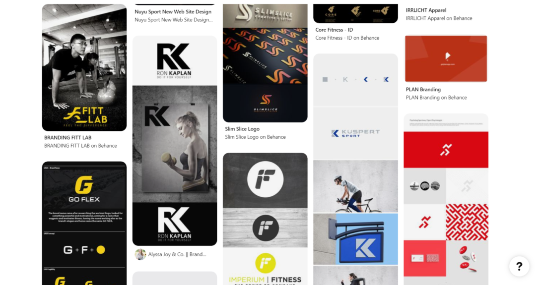 Examples of fitness brand identity