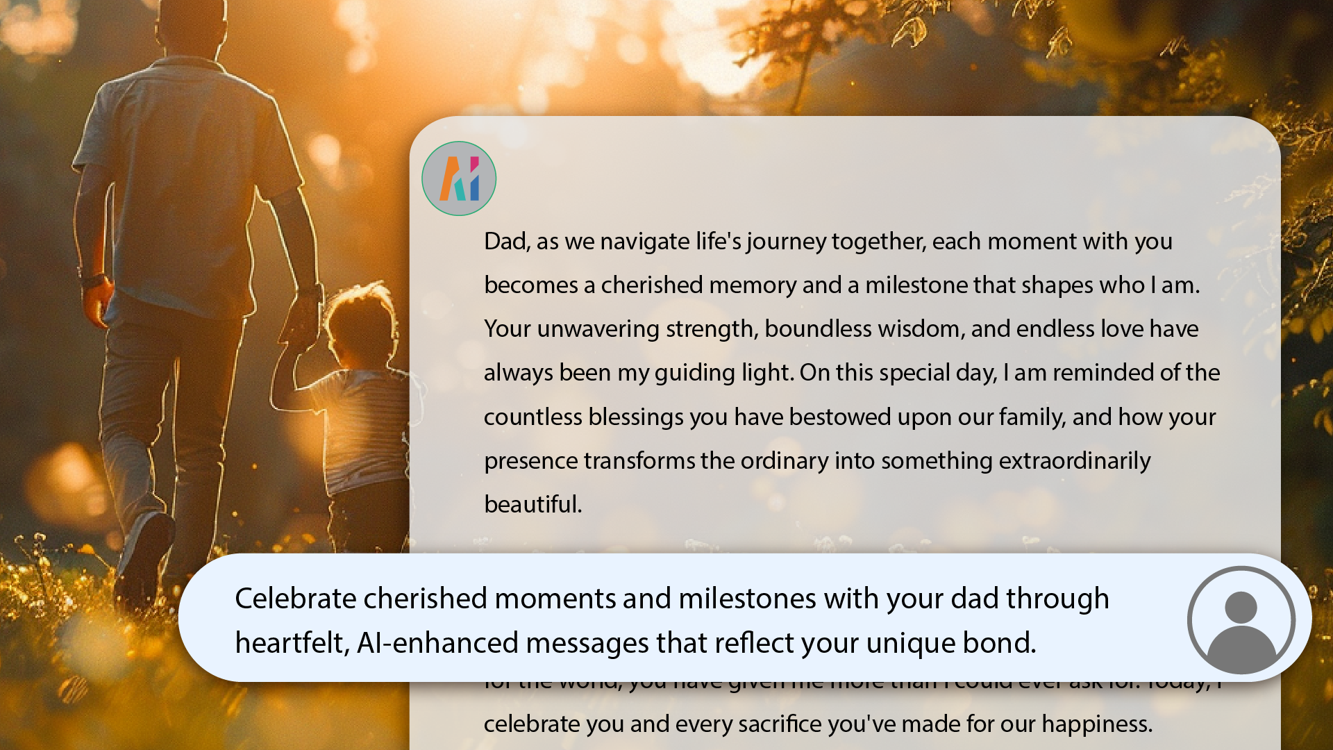 Digital love: Heartfelt Father's Day posts made easy with AI_1